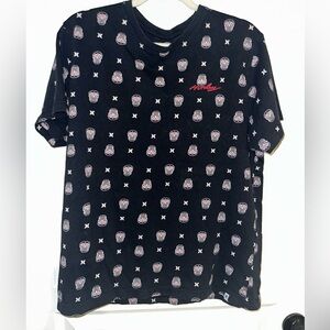 Hurley Black Skull Pattern Tee